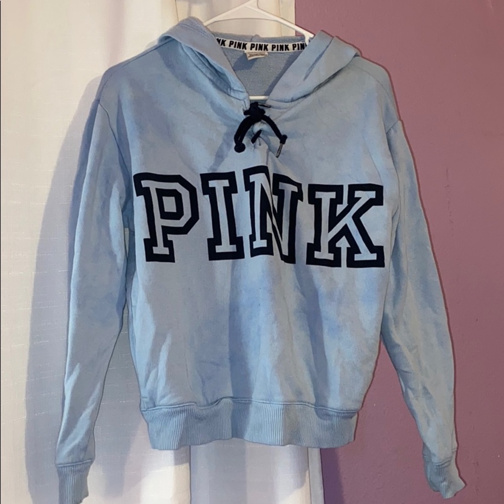 Light blue PINK Sweatshirt